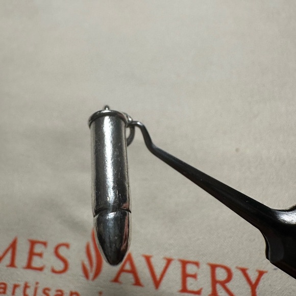 James Avery Retired Sterling Silver 925 Bullet Charm / Pendant. Classic-Limited - Picture 2 of 7